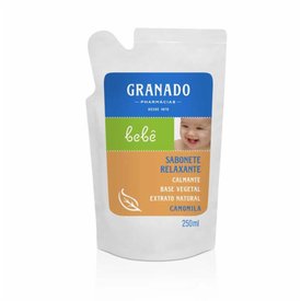 SABONETE LIQUIDO GRANADO CAMOMILA REFIL 250ML