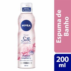 Sabonete Silk Mousse Nivea Raspberry 200ml