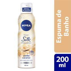 Sabonete Silk Mousse Nivea Vanilla 200ml