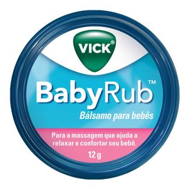 VICK BABYRUB BÁLSAMO PARA BEBÊS 12G