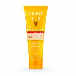 Protetor Solar Vichy Ideal Soleil Anti-idade Fps 50 Com Cor 40g