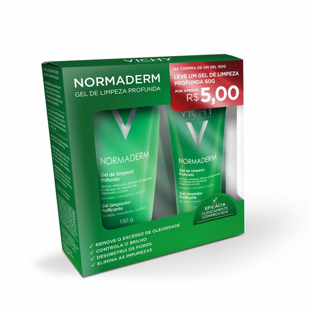 Vichy Normaderm Gel De Limpeza Profunda g Gel g PanVel Farmácias