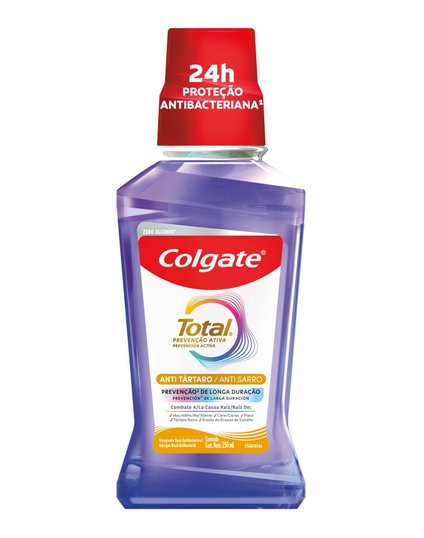 ENXAGUANTE BUCAL COLGATE TOTAL 12 ANTI TÁRTARO 250ML