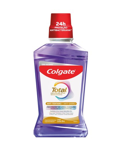 ENXAGUANTE BUCAL COLGATE TOTAL 12 ANTI TÁRTARO 500ML