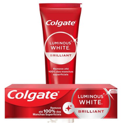 CREME DENTAL PARA CLAREAMENTO COLGATE LUMINOUS WHITE BRILLIANT MINT 140G