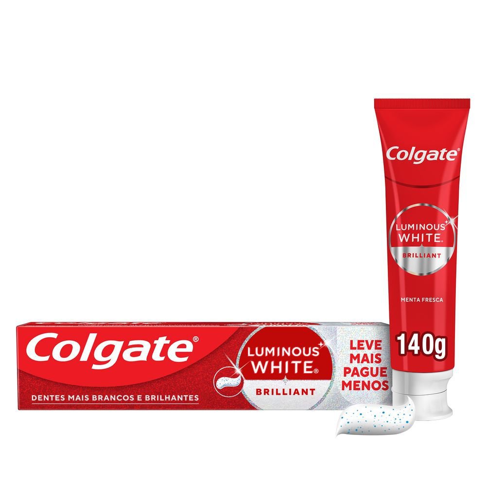 Creme Dental Colgate Luminous White Brilliant Mint 140g
