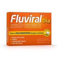 Fluviral Dia Contra Gripe E Resfriado 20 Comprimidos