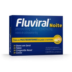Fluviral Noite 20 Comprimidos Revestidos