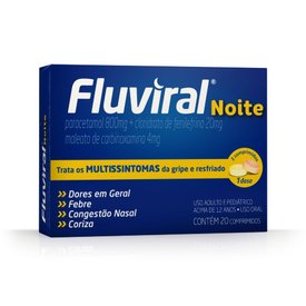 FLUVIRAL NOITE 20 COMPRIMIDOS REVESTIDOS