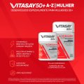 SUPLEMENTO VITAMÍNICO VITASAY 50+ A-Z MULHER 30 COMPRIMIDOS
