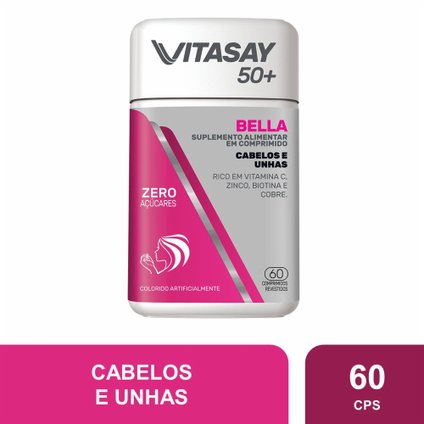 SUPLEMENTO VITAMÍNICO VITASAY 50+ BELLA 60 COMPRIMIDOS