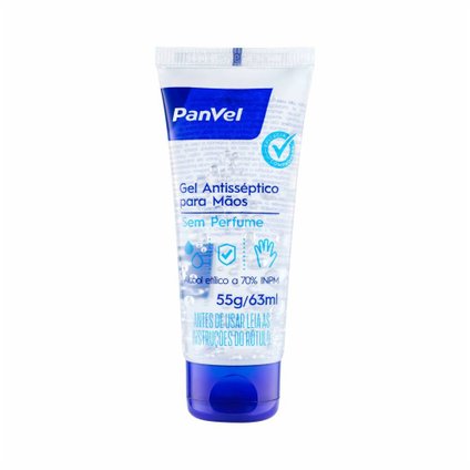 GEL ANTISSÉPTICO PANVEL SEM PERFUME 63ML