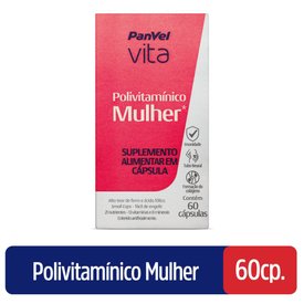 POLIVITAMÍNICO MULHER PANVEL VITA 60 CÁPSULAS