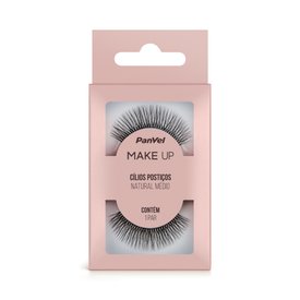 CÍLIOS POSTIÇOS PANVEL MAKE UP - NATURAL MÉDIO