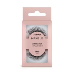 Cílios Postiços Panvel Make Up - Traçado Curto