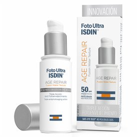 PROTETOR SOLAR FOTOULTRA ISDIN AGE REPAIR FUSION WATER FPS 50 50ML