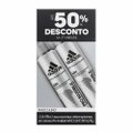 DESODORANTE AEROSSOL ADIDAS INVISIBLE MASCULINO 2X150ML+50% DE DESCONTO NA SEGUNDA UNIDADE