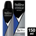 DESODORANTE AEROSOL REXONA MEN CLINICAL CLEAN 150ML