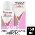 DESODORANTE AEROSOL REXONA CLINICAL CLASSIC 150ML