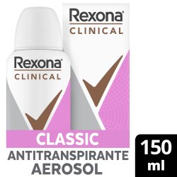 Desodorante Antitranspirante Aerosol Rexona Clinical Classic 96h 150ml