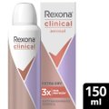 DESODORANTE AEROSOL REXONA CLINICAL EXTRA DRY 150ML