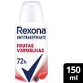 DESODORANTE ANTITRANSPIRANTE AEROSOL REXONA FEMININO FRUTAS VERMELHAS 150ML