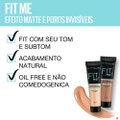 BASE LÍQUIDA MAYBELLINE FIT ME B140 EFEITO MATTE 30ML