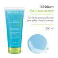 GEL MOUSSANT BIODERMA SÉBIUM LIMPEZA ANTIOLEOSIDADE DE ALTA TOLERÂNCIA 200ML