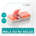 PORTA COMPRIMIDOS USO DIÁRIO PILBOX DAILY LARANJA
