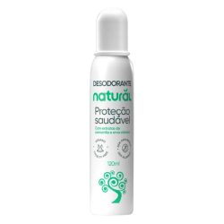 Desodorante Natural Suavetex Spray Com Extratos De Camomila + Erva Cidreira Sem Aluminio 120ml