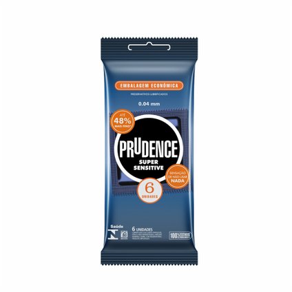 PRESERVATIVO PRUDENCE SUPER SENSITIVE 6UN