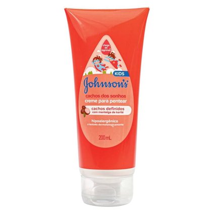 CREME PARA PENTEAR JOHNSONS KIDS CACHOS DOS SONHOS 200ML