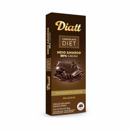 CHOCOLATE DIATT MEIO AMARGO 25G