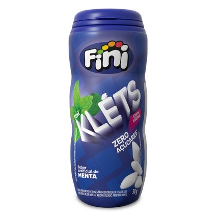 GOMA DE MASCAR KLETS MENTA 30G AVULSO