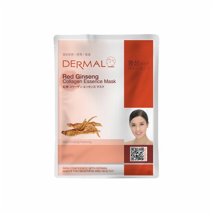 MÁSCARA FACIAL DERMAL COLÁGENO COM EXTRATO DE GINSENG VERMELHO 23G