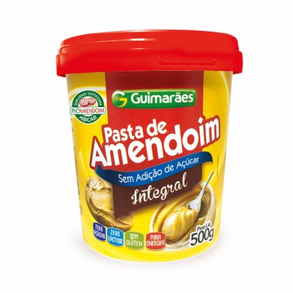 PASTA DE AMENDOIM GUIMARÃES INTEGRAL 500G