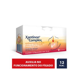 XANTINON COMPLEX 12 FLACONETES 10ML CADA