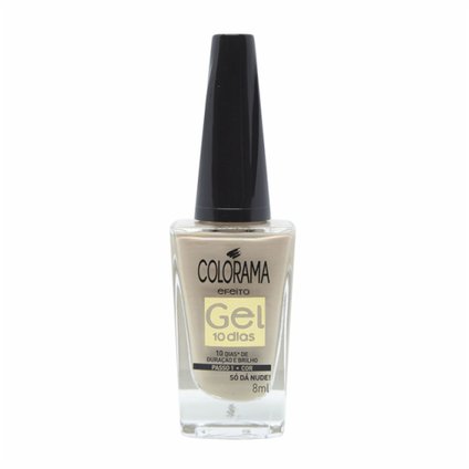 ESMALTE COLORAMA EFEITO GEL SÓ DÁ NUDE! 8ML
