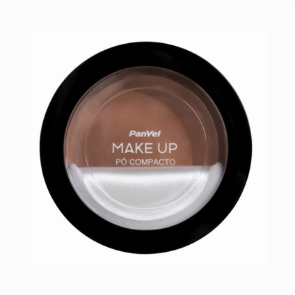 PÓ COMPACTO PANVEL MAKE UP BEGE CHOCOLATE