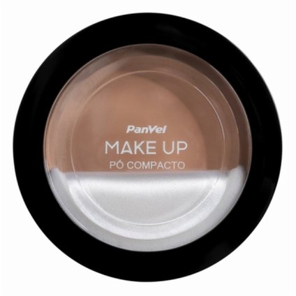 PÓ COMPACTO PANVEL MAKE UP BEGE CARAMELO