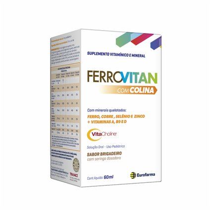 FERROVITAN COM COLINA 60ML