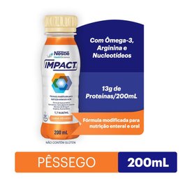 SUPLEMENTO ALIMENTAR NESTLÉ IMPACT TORTA DE PESSEGO 200ML
