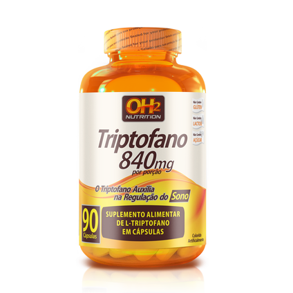 TRIPTOFANO 840MG OH2 NUTRITION 90 CÁPSULAS