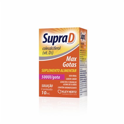 SUPRA D MAX GOTAS 500UI 10ML