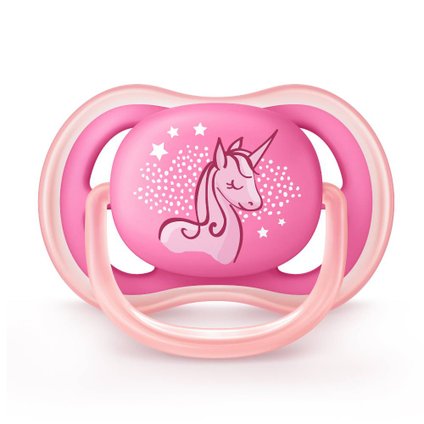 CHUPETA AVENT ULTRA AIR UNICÓRNIO ROSA 6-18M 1 UNIDADE