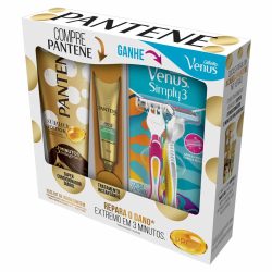 Kit Condicionador 3 Minutos Milagros Pantene Summer + Ampola Grátis Gillette Venus