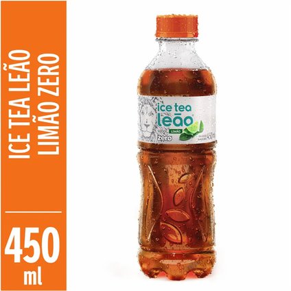 LEÃO ICE TEA LIMAO ZERO 450ML