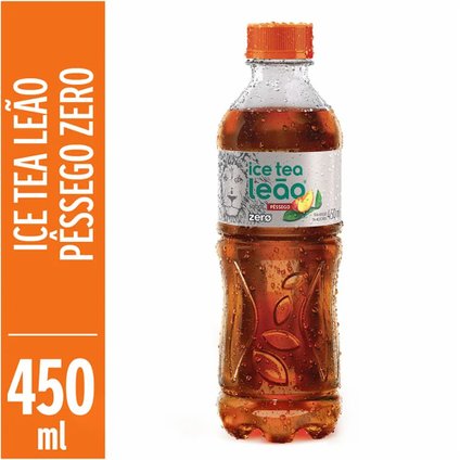 MATTE LEAO PESSEGO ZERO PET 450ML