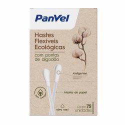 Hastes Flexíveis Panvel Ecologica 75 Unidades