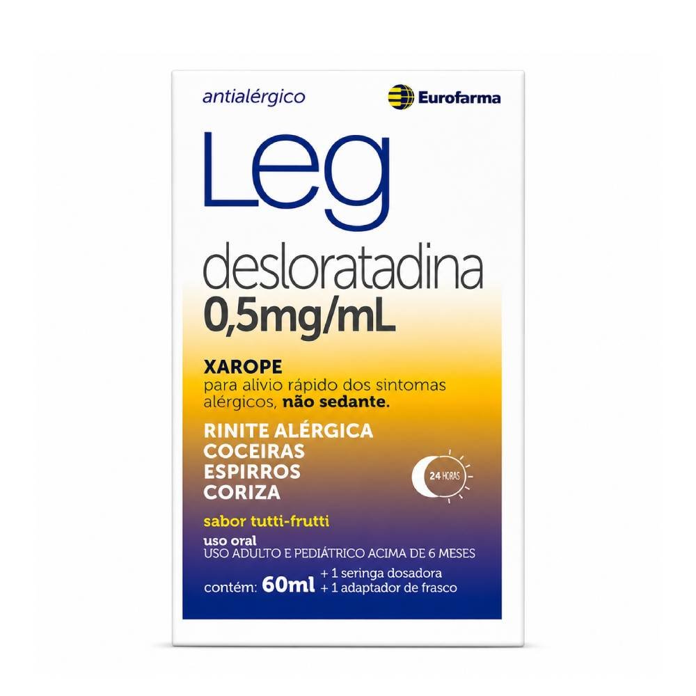 Leg Xarope Desloratadina 0,5mg/ml 60ml